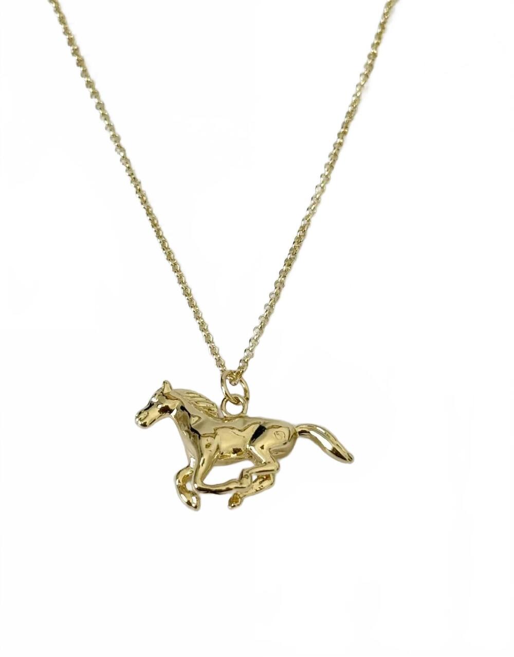 NEW TRAMPS+THIEVES women's brandy necklace in gold